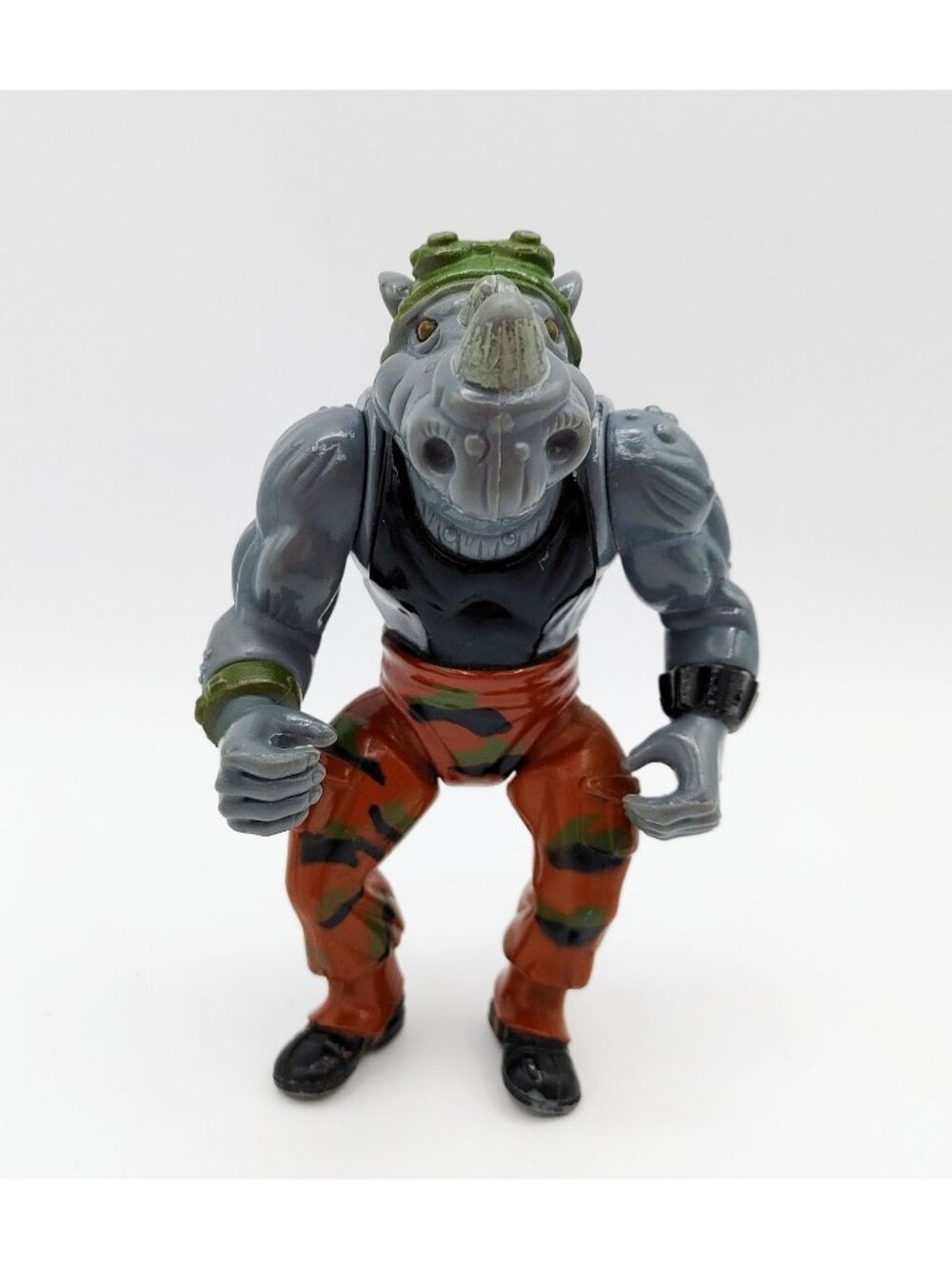 Teenage Mutant Ninja Turtles Rocksteady 1988 Playmates 5 Inch Action Figure